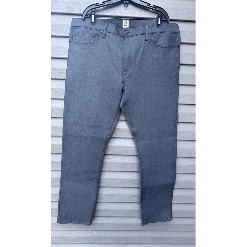 Kato By Hiroshi Kato The Pen Slim Gray Raw Selvedge Denim Jeans Sz 40x32